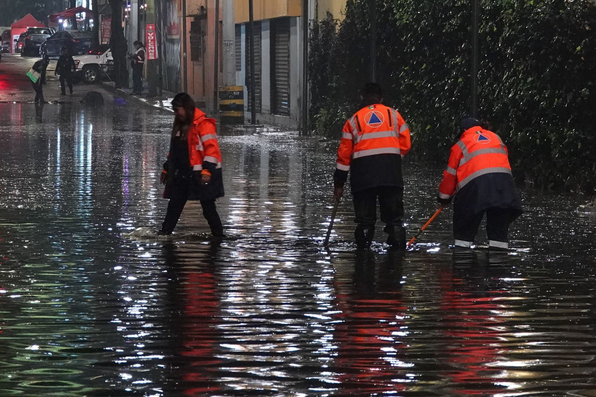 Diversos puntos de la ciudad quedaron inundados. Foto: Cuartoscuro/ Archivo